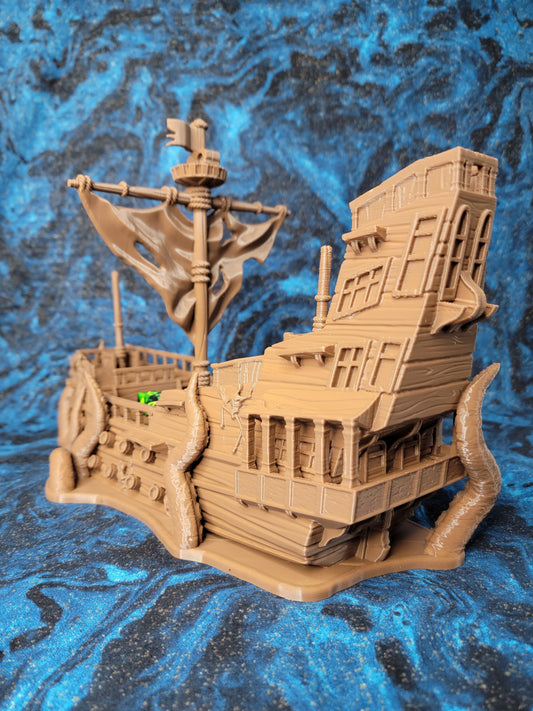 Ghost Ship Dice Tower